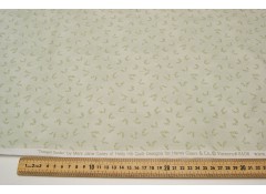 Henry Glass cotton fabric, Tranquil Garden, Dusty mint fern